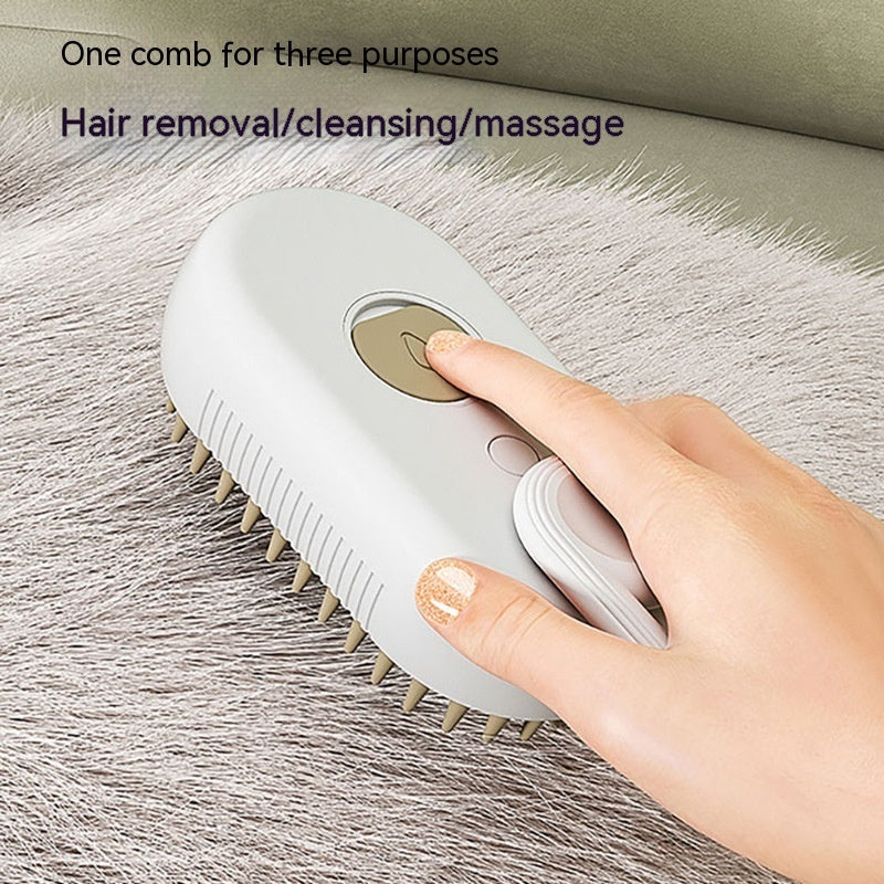 The Steamy Pet Grooming Brush