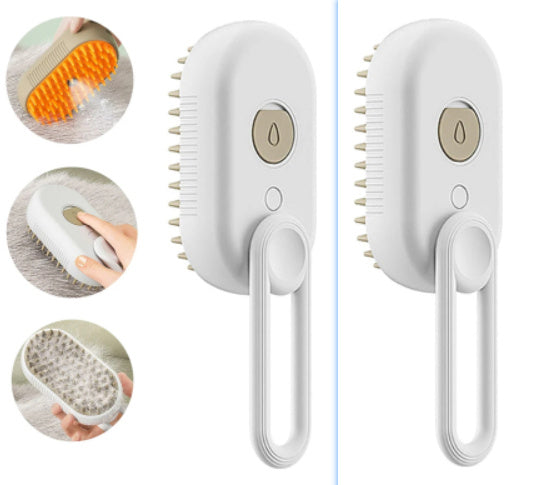 The Steamy Pet Grooming Brush