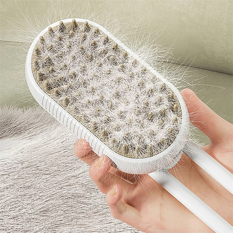 The Steamy Pet Grooming Brush