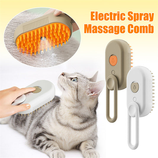 The Steamy Pet Grooming Brush